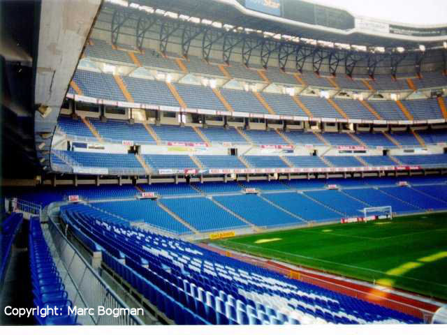 Estadio Santiago Bernabeu in Madrid